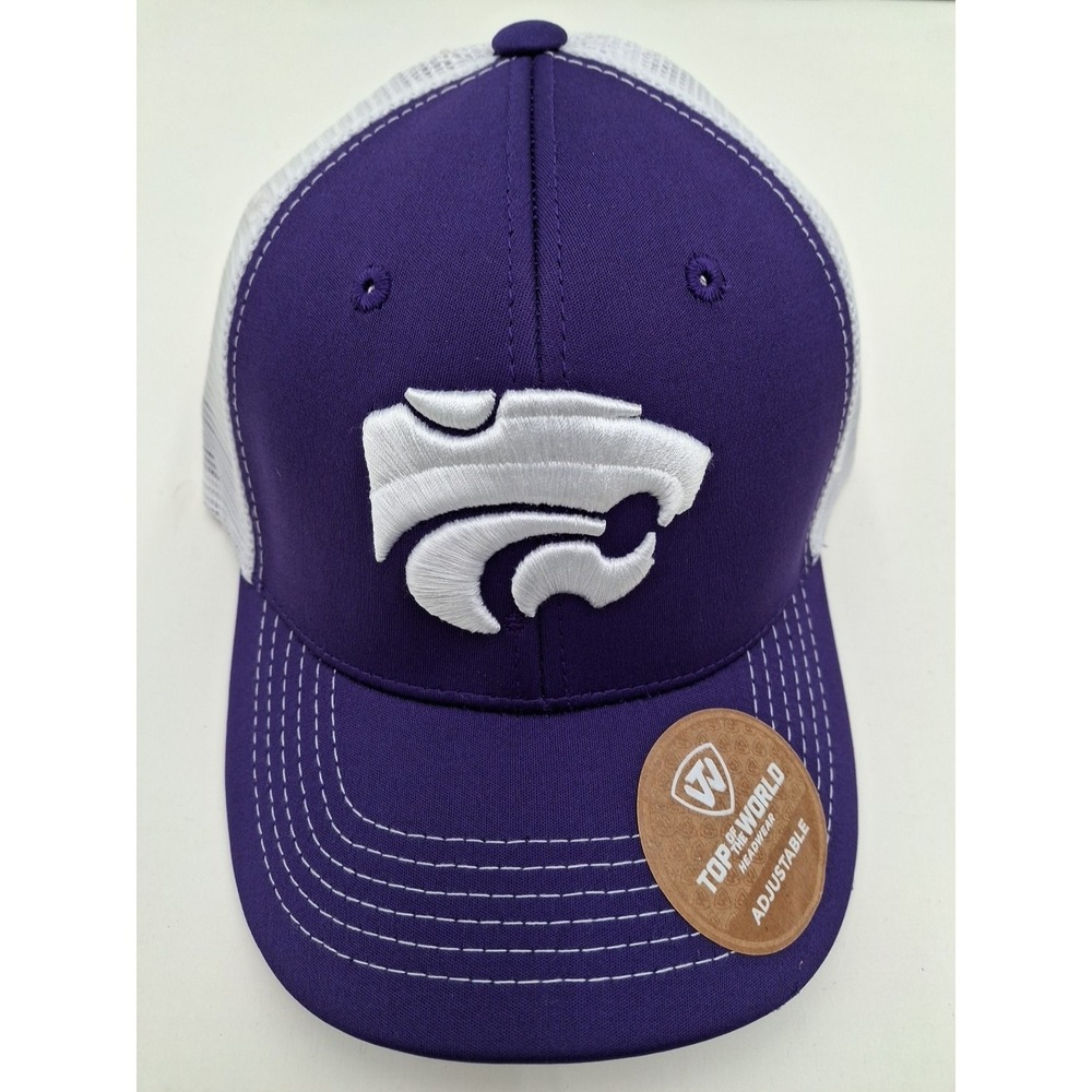 Kansas State Wildcats TOW Purple Ranger Mesh Adjustable Snapbacks Hat, New